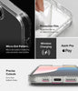 iPhone 16e Case Cover| Transparent Hard Back| Matte Clear