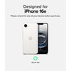 iPhone 16e Case Cover | Fusion Magnetic Series | Clear