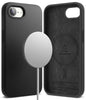 iPhone 16e Case Cover | Silicone Magnetic Series | Black