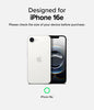 iPhone 16e Case Cover | Silicone Magnetic Series | Black