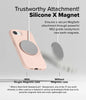 iPhone 16e Case Cover | Silicone Magnetic Series | Pink