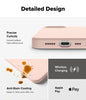 iPhone 16e Case Cover | Silicone Magnetic Series | Pink