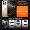 iPhone 16 Pro Magnetic Case Cover  - Multi color