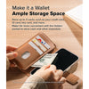 iPhone 16 Pro / 16 Case Cover | Folio Wallet Magnetic Series | Brown