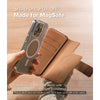 iPhone 16 Pro / 16 Case Cover | Folio Wallet Magnetic Series | Brown