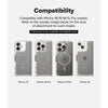 iPhone 16 Pro / 16 Case Cover | Folio Wallet Magnetic Series | Black