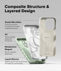 iPhone 16 Pro Case Cover | Macaron Silicone Magnetic Series | Mint
