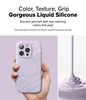 iPhone 16 Pro Case Cover | Macaron Silicone Magnetic Series | Light Purple