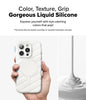 iPhone 16 Pro Case Cover | Macaron Silicone Magnetic Series | White