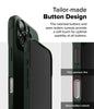 iPhone 16 Pro Case Cover | Onyx Series| Dark Green