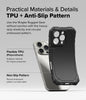iPhone 16 Pro Case | Rugged Gear Series Protective Phone Case Cover |  Black