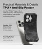 iPhone 16 Pro Case | Rugged Gear Series Protective Phone Case Cover |  Camo Black