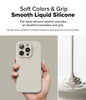iPhone 16 Pro Case Cover | Silicone Magnetic Series | Stone