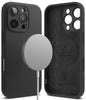 iPhone 16 Pro Case Cover | Silicone Magnetic Series | Black