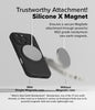 iPhone 16 Pro Case Cover | Silicone Magnetic Series | Black