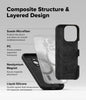 iPhone 16 Pro Case Cover | Silicone Magnetic Series | Black