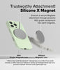 iPhone 16 Pro Case Cover | Silicone Magnetic Series | Mint