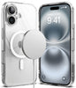 iPhone 16 Plus Case Cover | Fusion Magnetic Series Anti-Fingerprint Rugged Shockproof Protective Phone Cover |  Clear