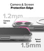 iPhone 16 Plus Case Cover | Fusion Magnetic Series Anti-Fingerprint Rugged Shockproof Protective Phone Cover |  Clear