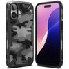 iPhone 16 Plus Case Cover | Fusion X Design Series| Camo Black