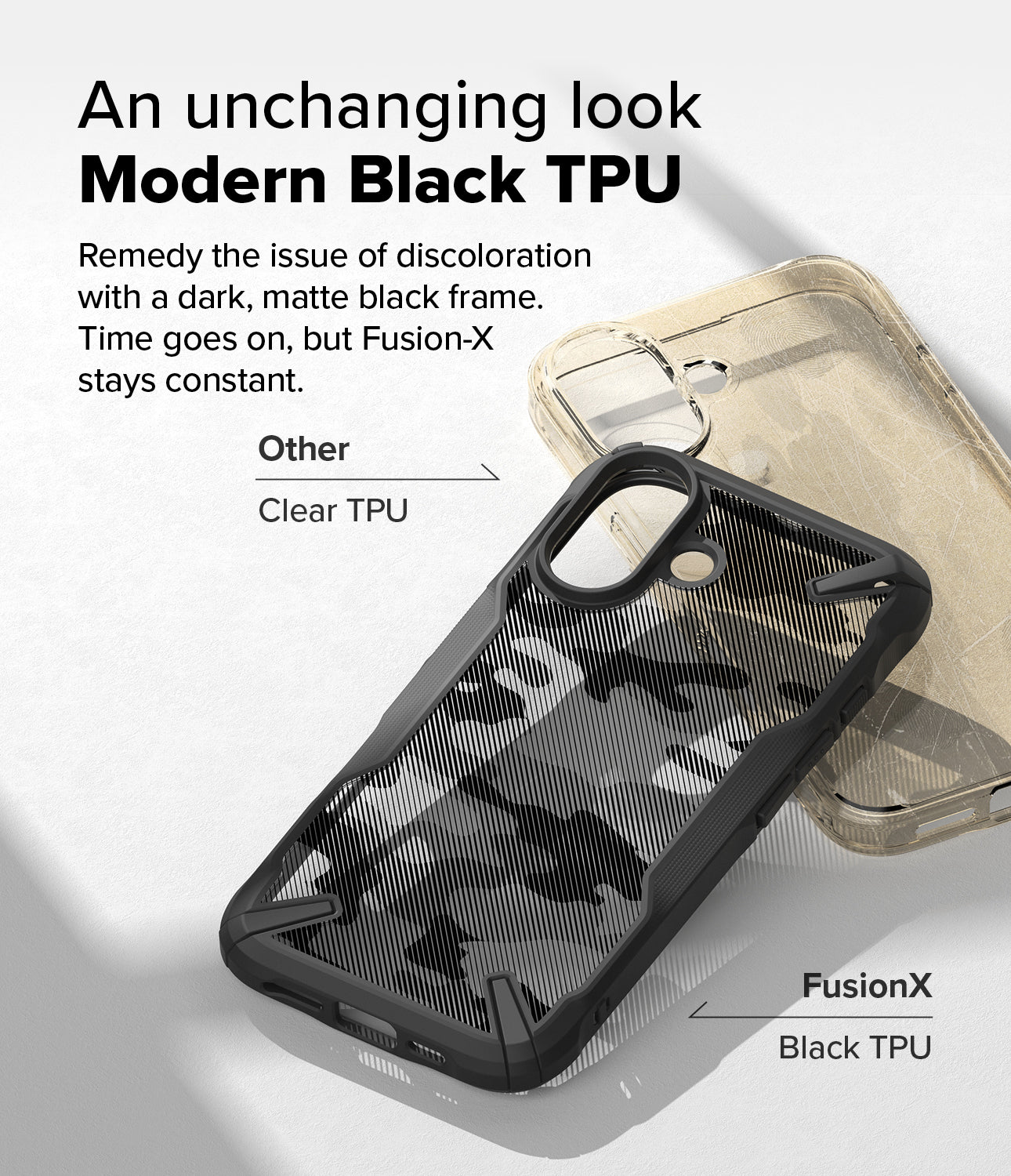 iPhone 16 Plus Case Cover Fusion X Design Series| Camo Black