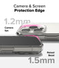 iPhone 16 Pro Max Case Cover | Fusion Series | Shockproof Bumper Phone Back Cover |  Clear