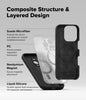 iPhone 16 Pro Max Case Cover | Silicone Magnetic Series Anti-Fingerprint Back Phone Cover |  Black