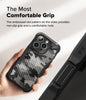 iPhone 16 Pro Max Case Cover | Fusion X Design Series| Camo Black