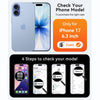 Magnetic Shockproof Case for iPhone 17 – Clear