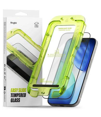 iPhone 17 Screen Protector | Easy Slide Tempered Glass | 2 Pack, W Installation Jig