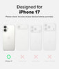 iPhone 17 Case Cover | Fusion X Series | Black
