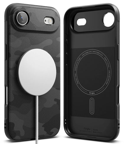 iPhone 17 Air Case Cover | Onyx Magnetic Series | Camo Black