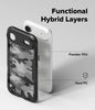 iPhone 17 Air Case Cover | Fusion X Series | Camo Black