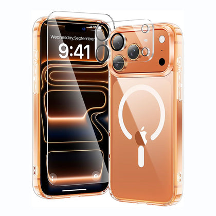 3-in-1 Magnetic Case for iPhone 17 Pro – Clear