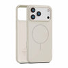 Magnetic Silicone Case for iPhone 17 Pro – Beige