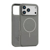 iPhone 17 Pro Cases & Cover | Magnetic Silicone Cover | Dark Grey