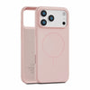 Magnetic Silicone Case For iPhone 17 Pro| Compatible with MagSafe - Pink