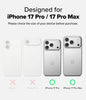 iPhone 17 Pro / Pro Max Lens Protector | Camera Lens Frame Glass | 2Pack