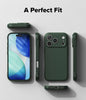 iPhone 17 Pro Case Cover | Onyx Series | Dark Green