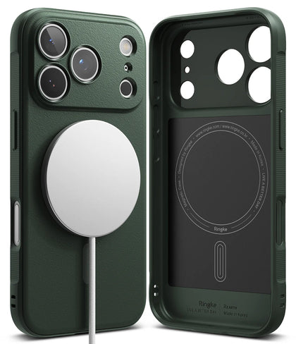 iPhone 17 Pro Case Cover | Onyx Magnetic Series | Dark Green