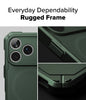 iPhone 17 Pro Case Cover | Rugged Gear Magnetic Series | Dark Green