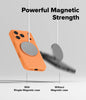 iPhone 17 Pro Case Cover | Silicone Magnetic Series | Tangerine