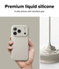 iPhone 17 Pro Case Cover | Silicone Magnetic Series | Stone
