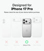 iPhone 17 Pro Case Cover | Silicone Magnetic Series | Black
