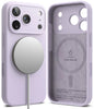 iPhone 17 Pro Case Cover | Silicone Magnetic Series | Light Purple