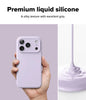 iPhone 17 Pro Case Cover | Silicone Magnetic Series | Light Purple