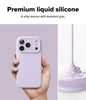 iPhone 17 Pro Case Cover | Silicone Magnetic Series | Light Purple