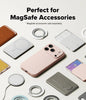 iPhone 17 Pro Case Cover | Silicone Magnetic Series | Pink Sand