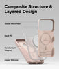 iPhone 17 Pro Case Cover | Silicone Magnetic Series | Pink Sand