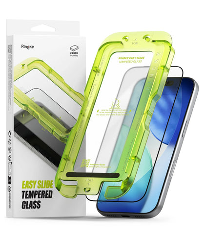 iPhone 17 Pro Screen Protector | Easy Slide Tempered Glass | 2 Pack, W Installation Jig